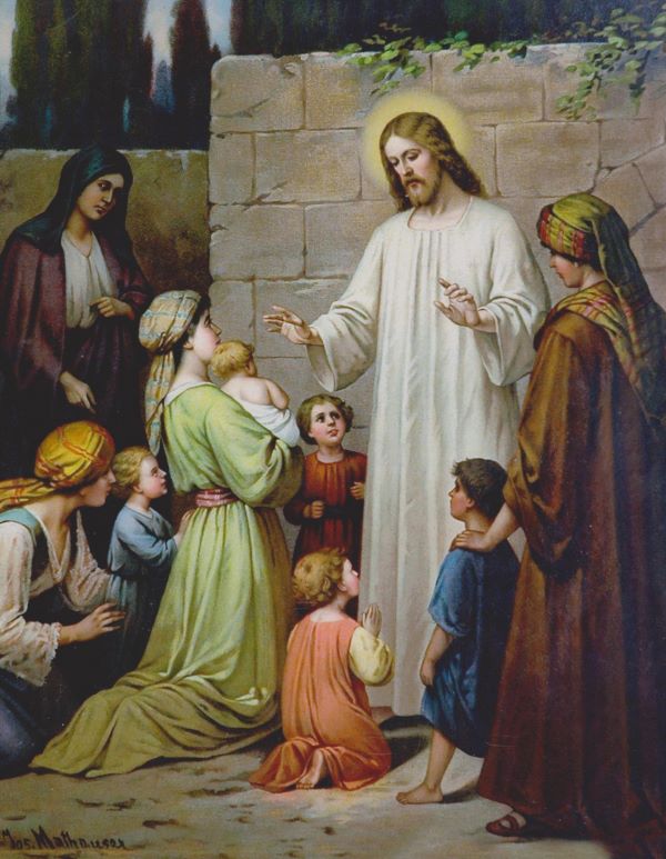 Pan Jezus z dziecmi