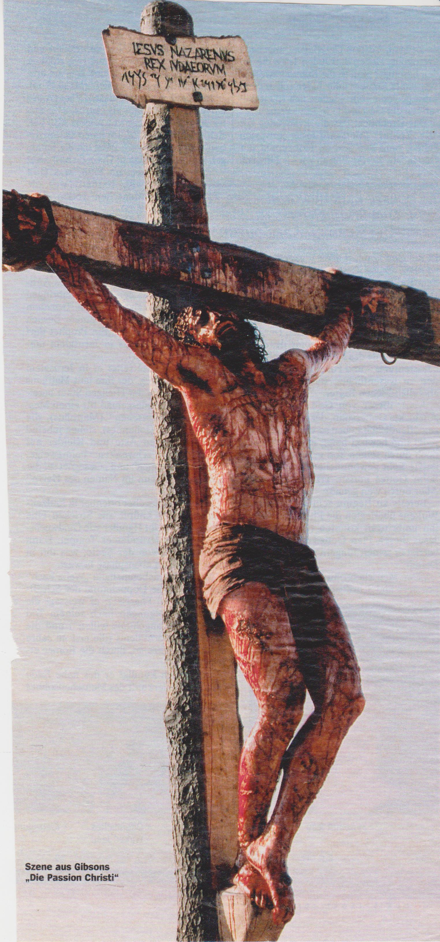 Jezus na krzyżu Pasja