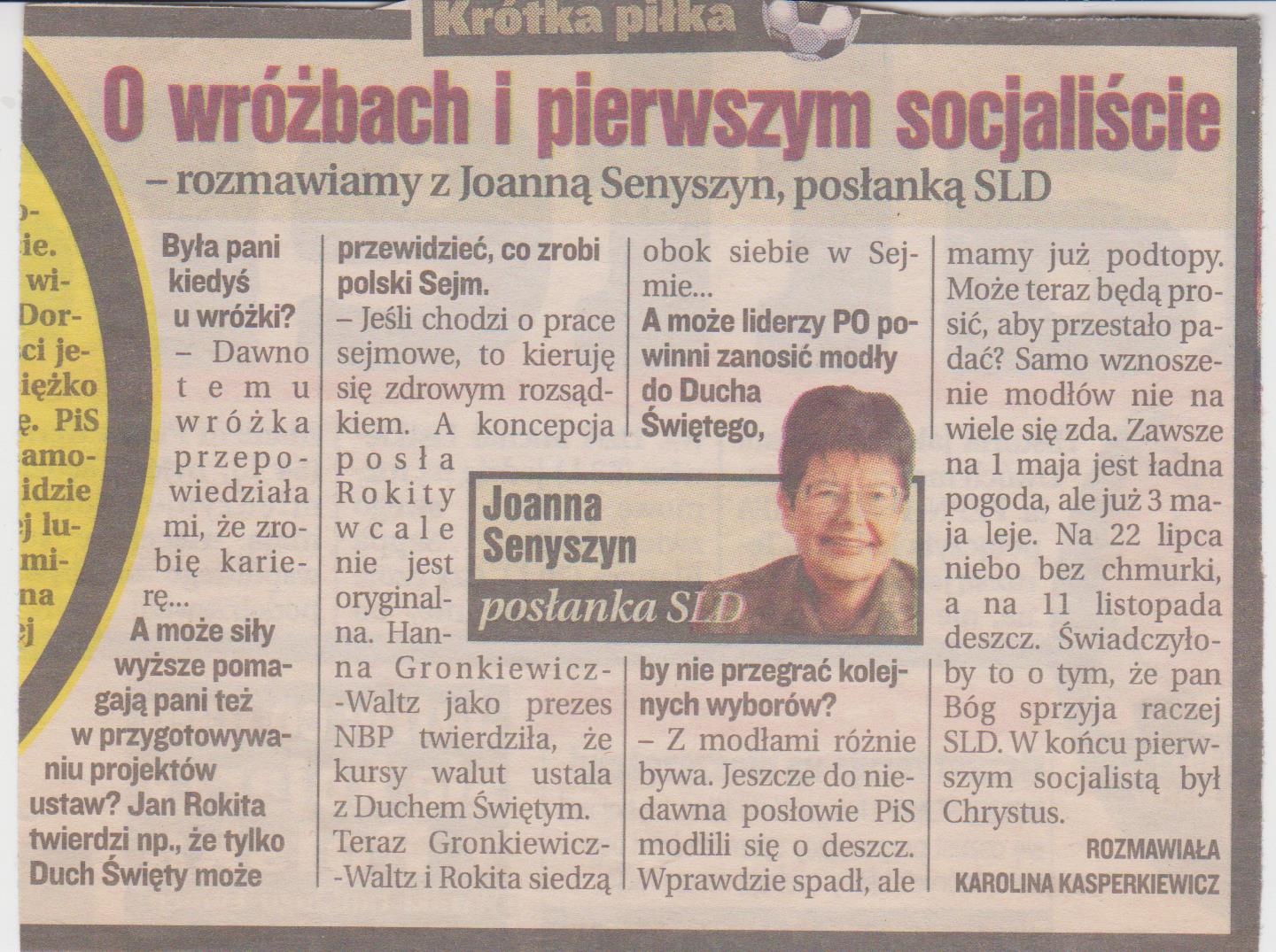 Prof. Senyszyn
