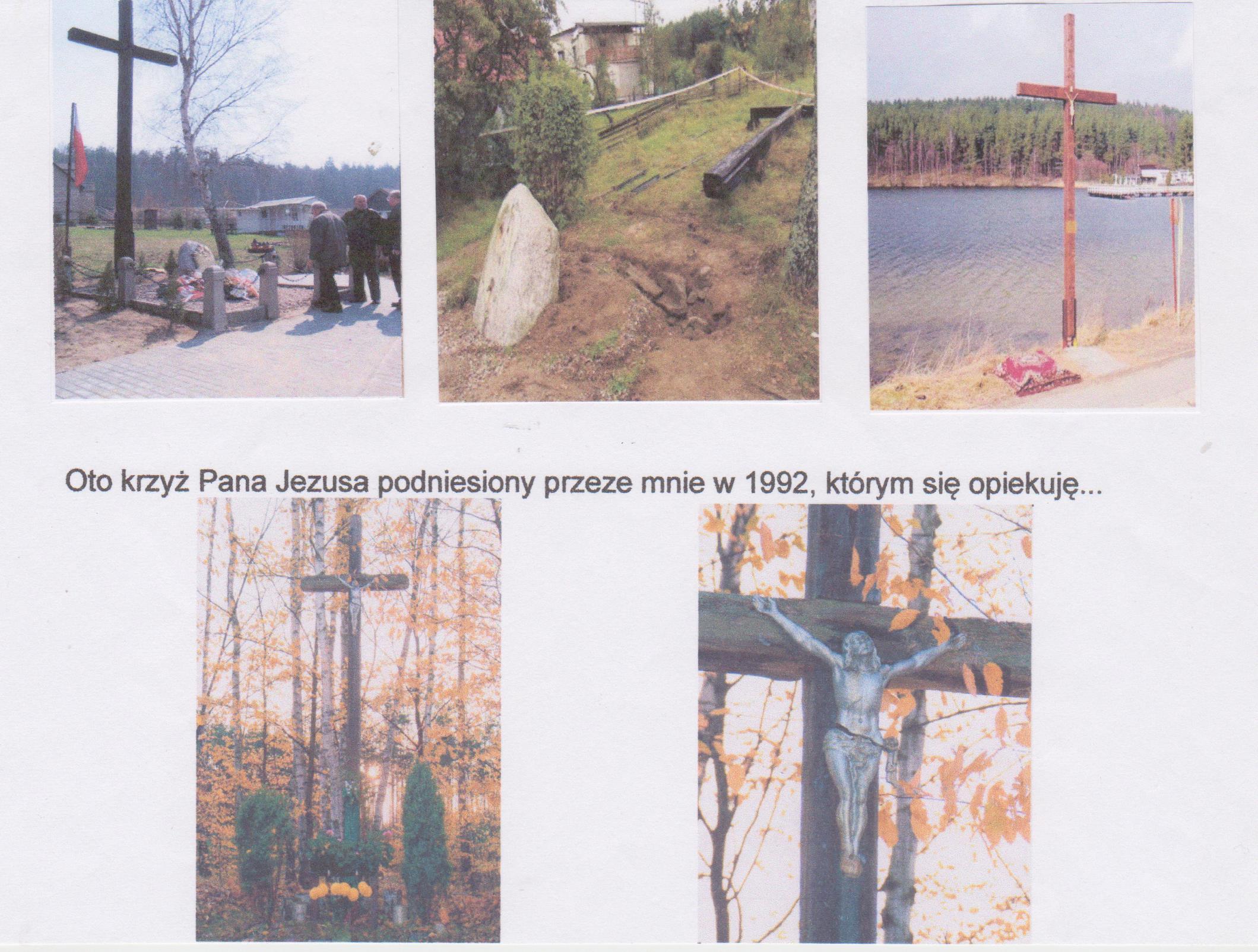 Krzyże powalony i podniesiony