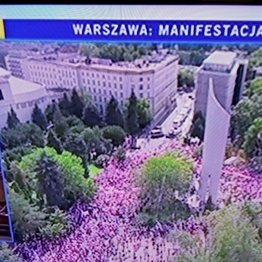 Manifestacja przed Sejmem RP