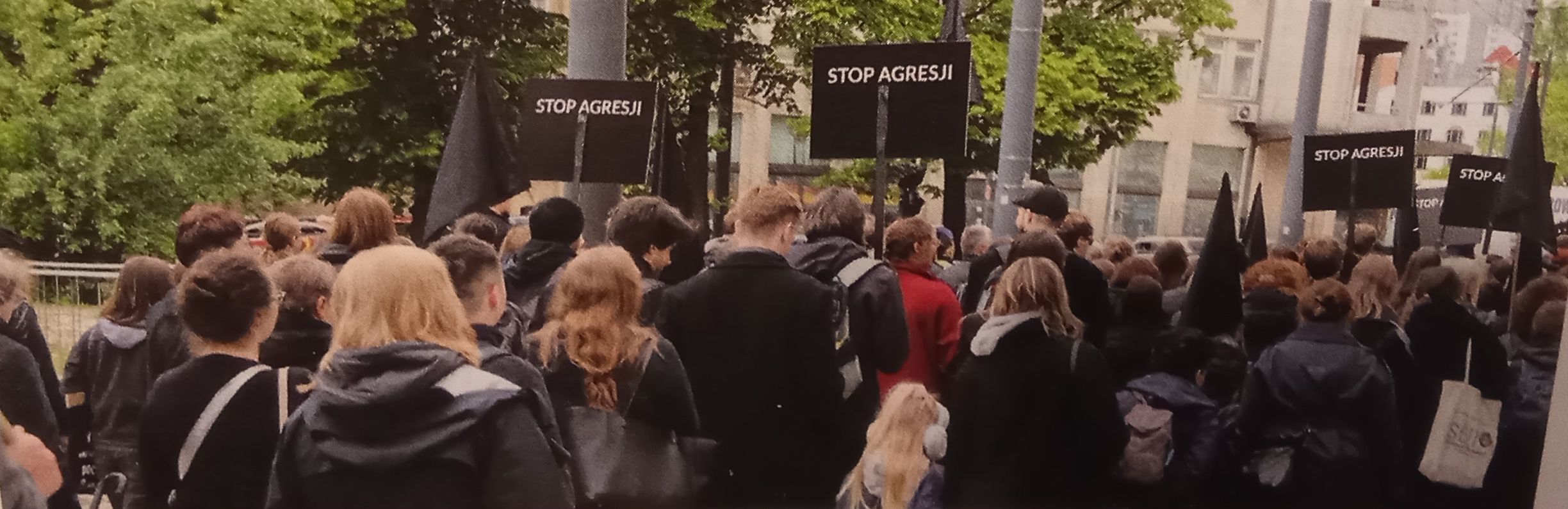 Protest przeciw agresji
